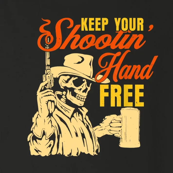 Keep Your Shooting Hand Free Toddler Long Sleeve Shirt