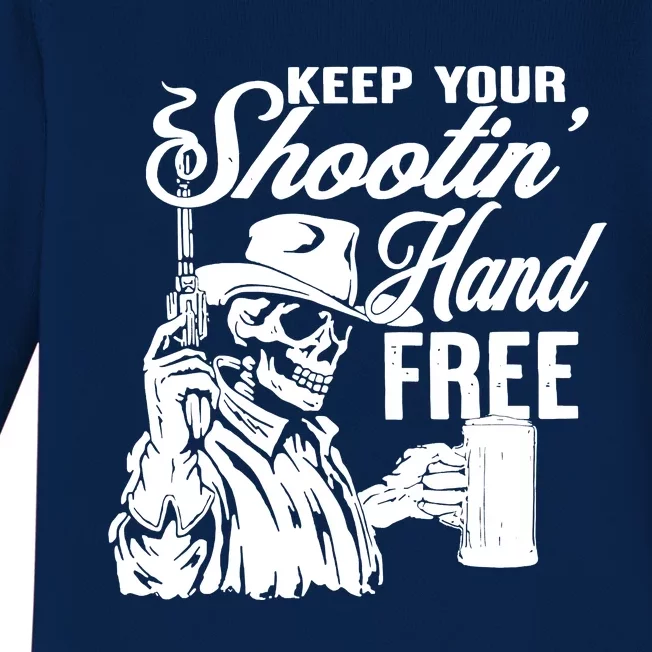 Keep Your Shooting Hand Free Baby Long Sleeve Bodysuit