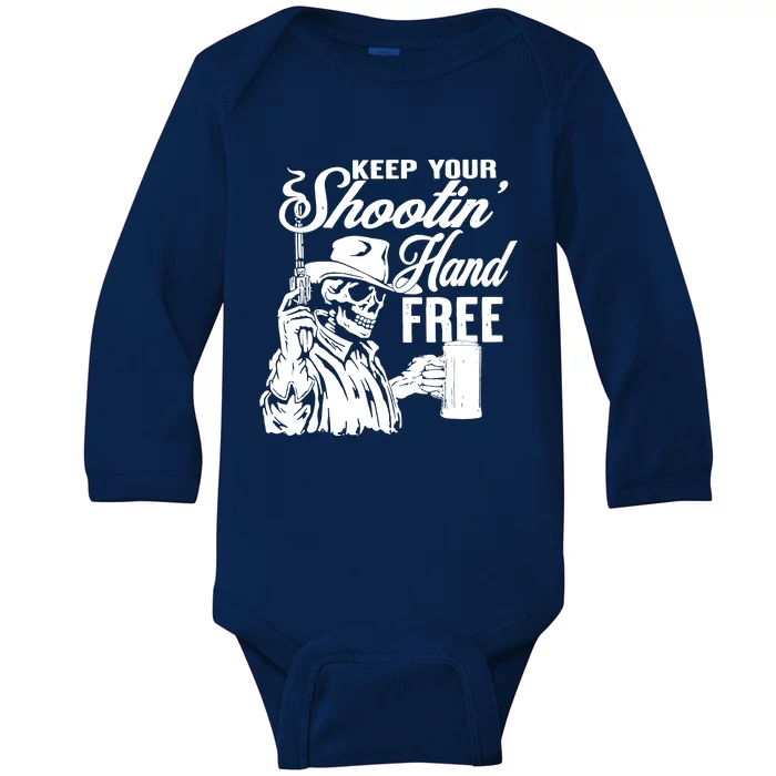 Keep Your Shooting Hand Free Baby Long Sleeve Bodysuit