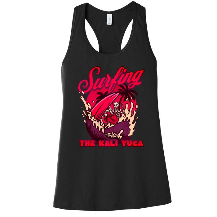 Kali Yuga Surf Club Traditionalist Julius Evola Women's Racerback Tank