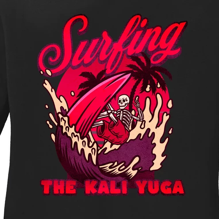 Kali Yuga Surf Club Traditionalist Julius Evola Ladies Long Sleeve Shirt