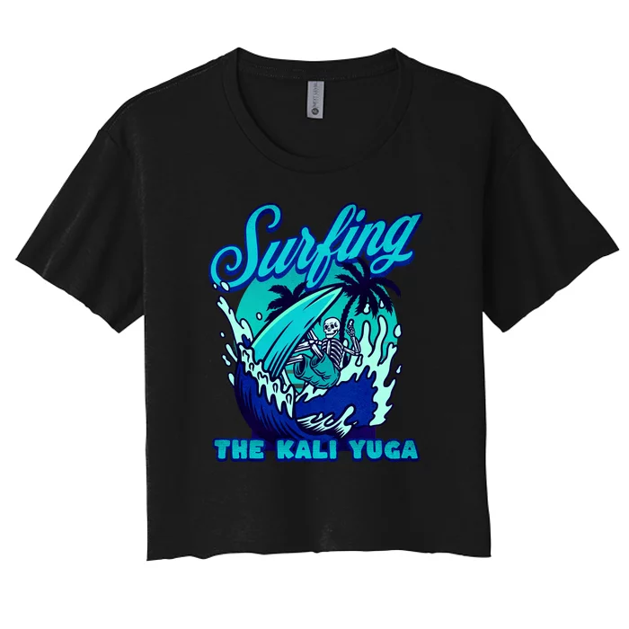 Kali Yuga Surf Club Traditionalist Julius Evola Women's Crop Top Tee