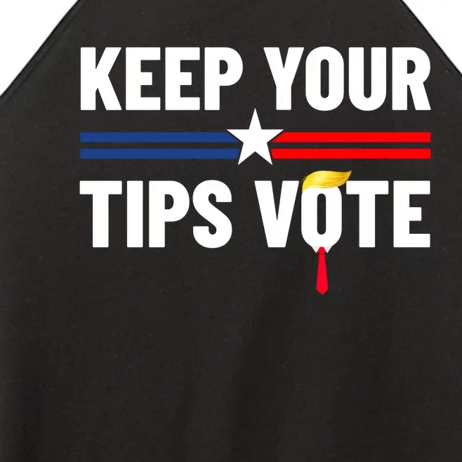 Keep Your Tips Vote Trump 2024 Women’s Perfect Tri Rocker Tank