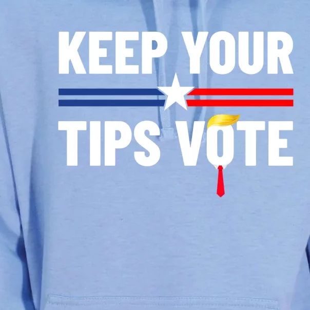 Keep Your Tips Vote Trump 2024 Unisex Surf Hoodie