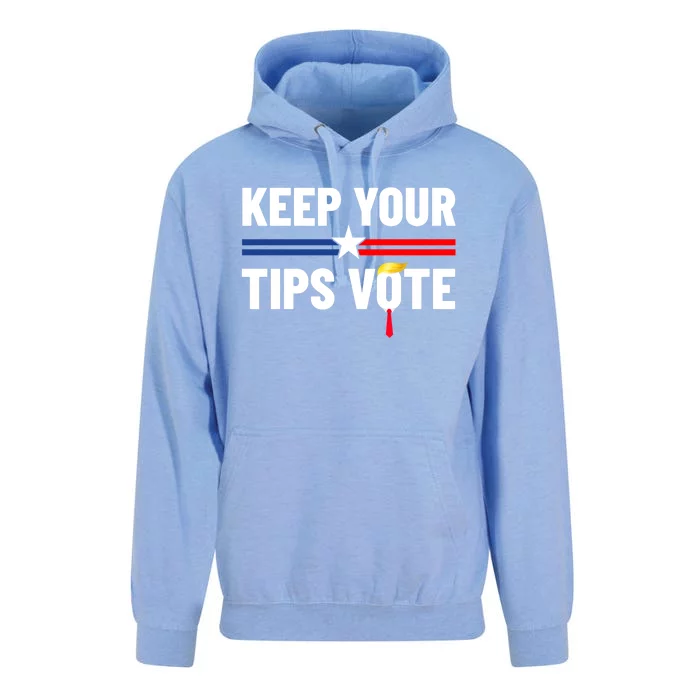 Keep Your Tips Vote Trump 2024 Unisex Surf Hoodie