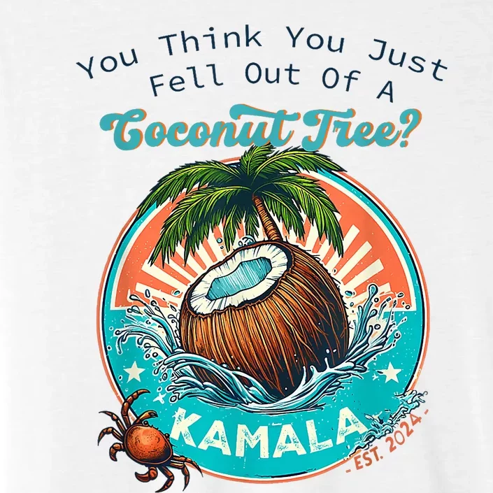 Kamala You Think You Just Fell Out Of A Coconut Tree Funny ChromaSoft Performance T-Shirt