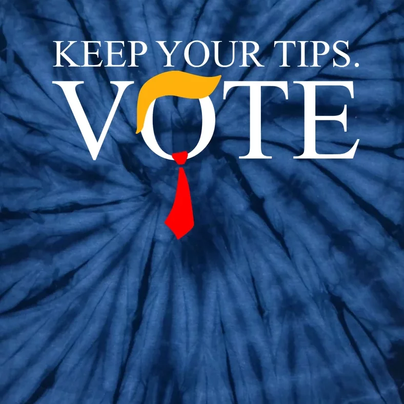 Keep Your Tips Vote Trump 2024 Im Voting Convicted Felon Tie-Dye T-Shirt