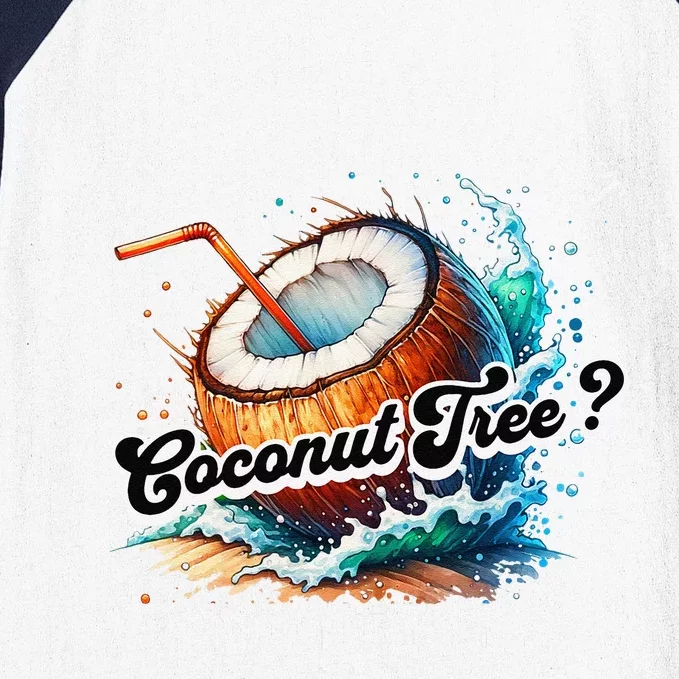 Kamala You Think You Just Fell Out Of A Coconut Tree Funny Baseball Sleeve Shirt