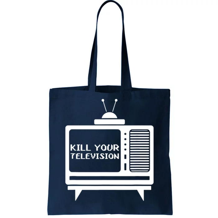 Kill Your Television Geek Nerd Tote Bag