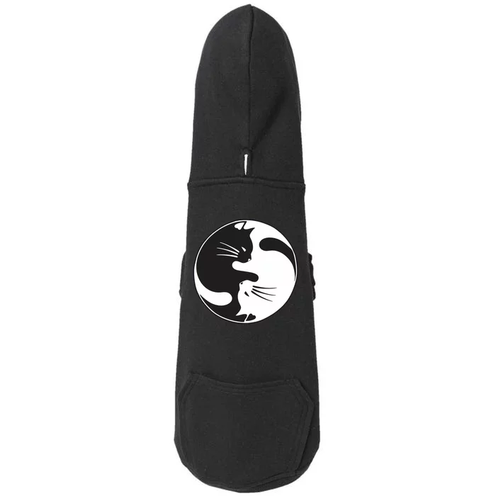 Kawaki Ying Yang Cat Doggie 3-End Fleece Hoodie