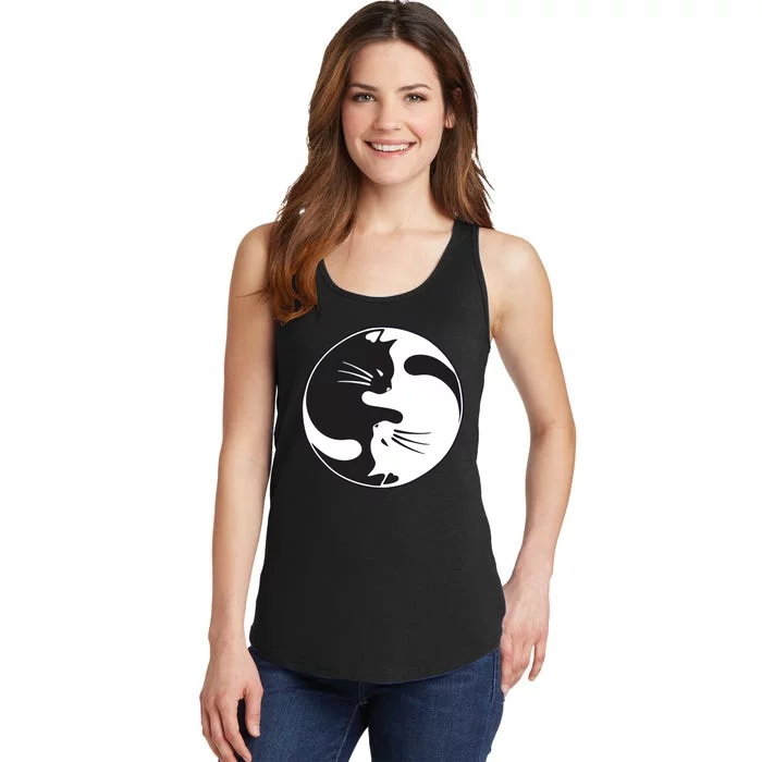 Kawaki Ying Yang Cat Ladies Essential Tank