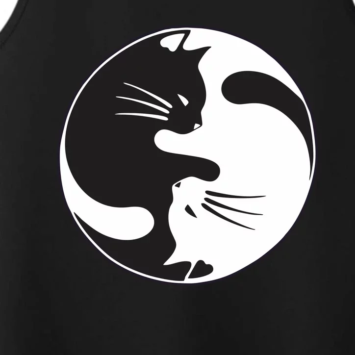 Kawaki Ying Yang Cat Performance Tank