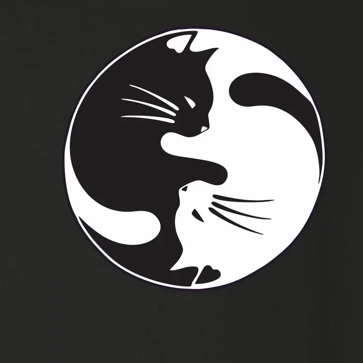 Kawaki Ying Yang Cat Toddler Long Sleeve Shirt