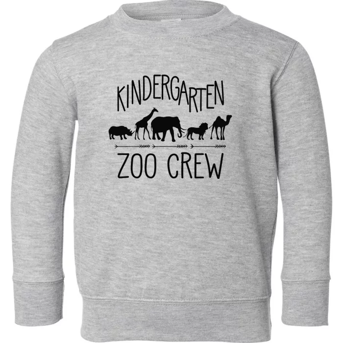 Kindergarten Zoo Crew Elementary School Preschool Teacher Toddler Sweatshirt