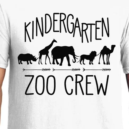 Kindergarten Zoo Crew Elementary School Preschool Teacher Pajama Set