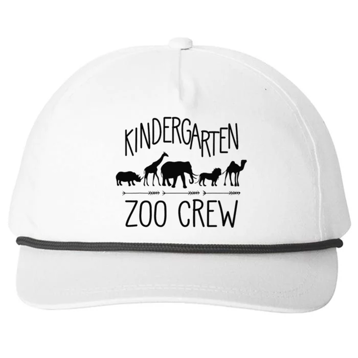 Kindergarten Zoo Crew Elementary School Preschool Teacher Snapback Five-Panel Rope Hat