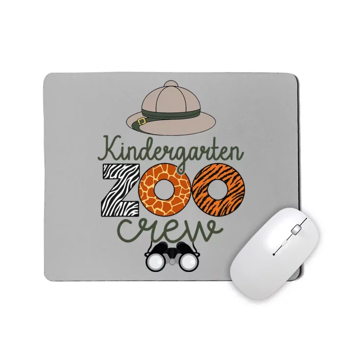 Kindergarten Zoo Crew Matching Teacher Students School Mousepad