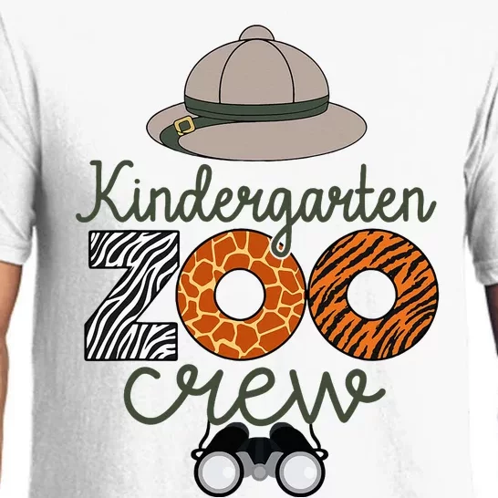 Kindergarten Zoo Crew Matching Teacher Students School Pajama Set