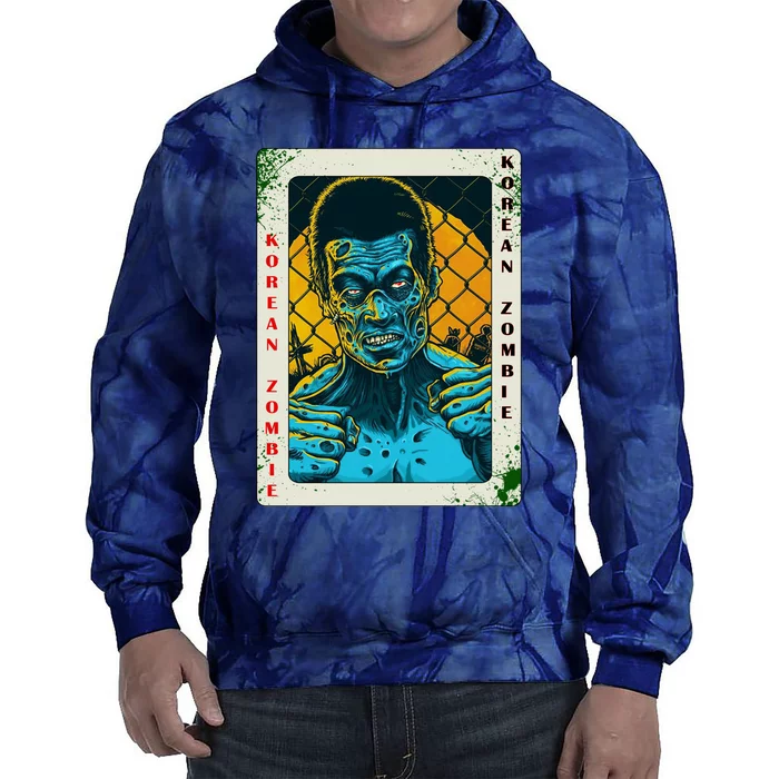 Korean Zombie Fan Art Lover Jung Chan Sung Tie Dye Hoodie