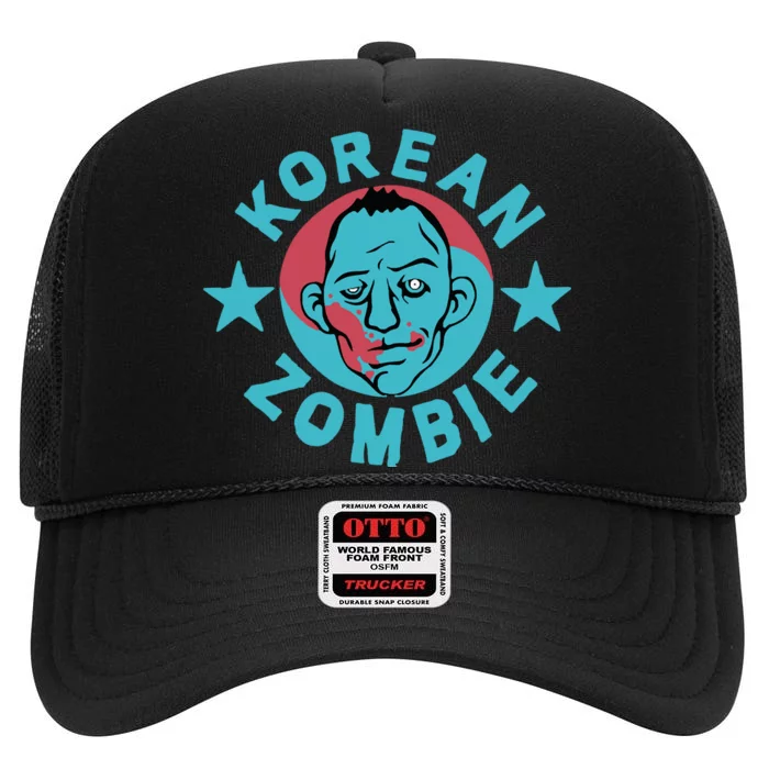 Korean Zombie High Crown Mesh Trucker Hat