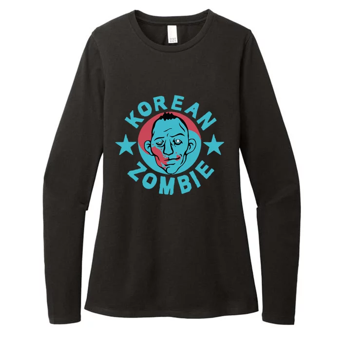 Korean Zombie Womens CVC Long Sleeve Shirt