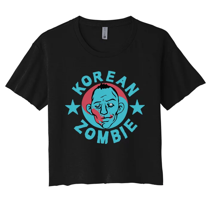 Korean Zombie Women's Crop Top Tee