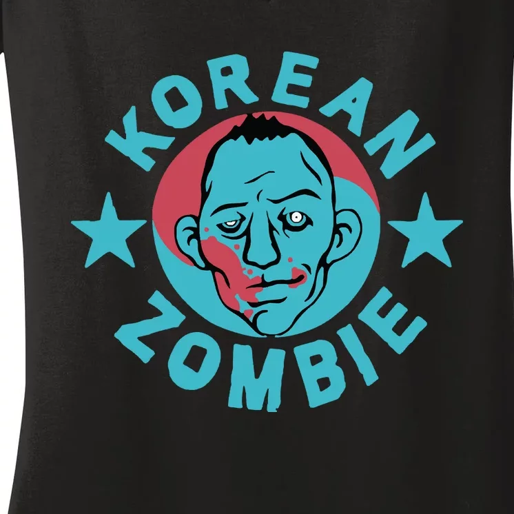 Korean Zombie Women's V-Neck T-Shirt