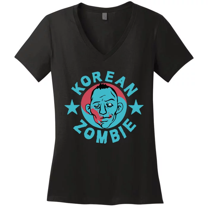 Korean Zombie Women's V-Neck T-Shirt