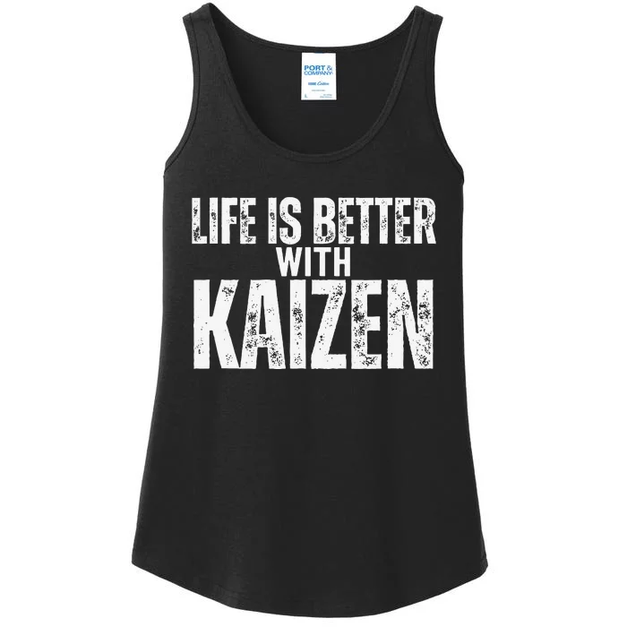 Kai Zen Life Is Better With Kaizen Ladies Essential Tank