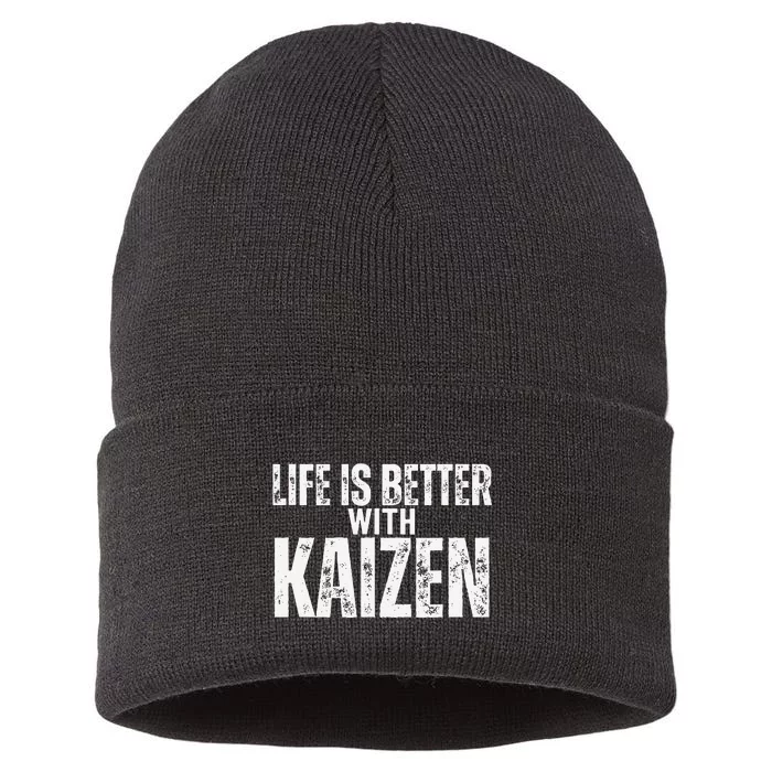 Kai Zen Life Is Better With Kaizen Sustainable Knit Beanie