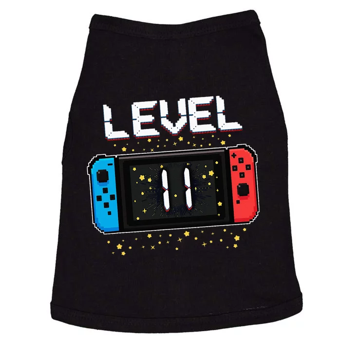 Level 11 Birthday Gaming 11 Year Old Video Games Gift Doggie Tank