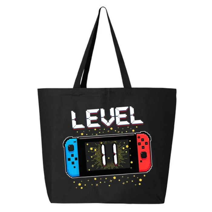 Level 11 Birthday Gaming 11 Year Old Video GamesBoy 25L Jumbo Tote