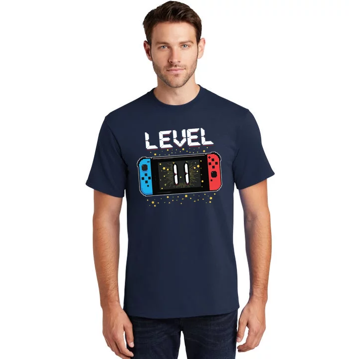 Level 11 Birthday Gaming 11 Year Old Video Games Gift Tall T-Shirt