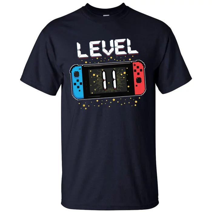 Level 11 Birthday Gaming 11 Year Old Video Games Gift Tall T-Shirt