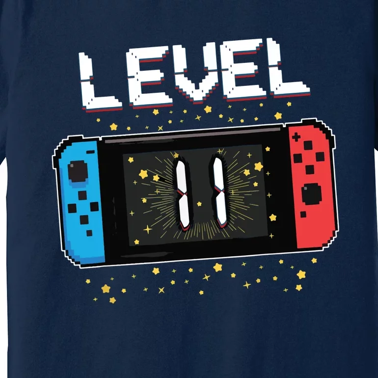 Level 11 Birthday Gaming 11 Year Old Video Games Gift Premium T-Shirt