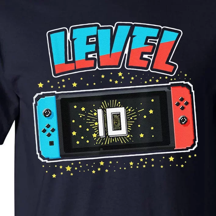 Level 10 Birthday 10 Years Old Video Games Gift Tall T-Shirt