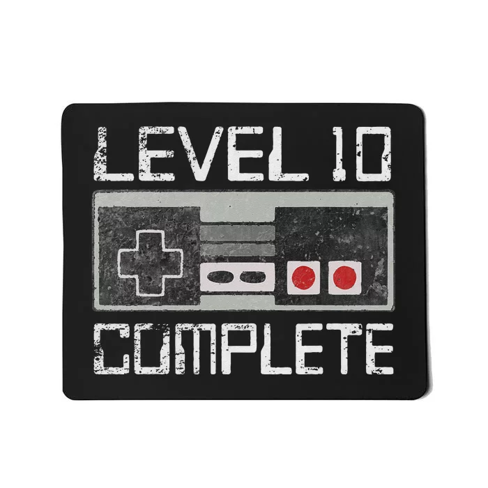 Level 10 Complete 10 Year 10th Wedding Anniversary For Him Mousepad