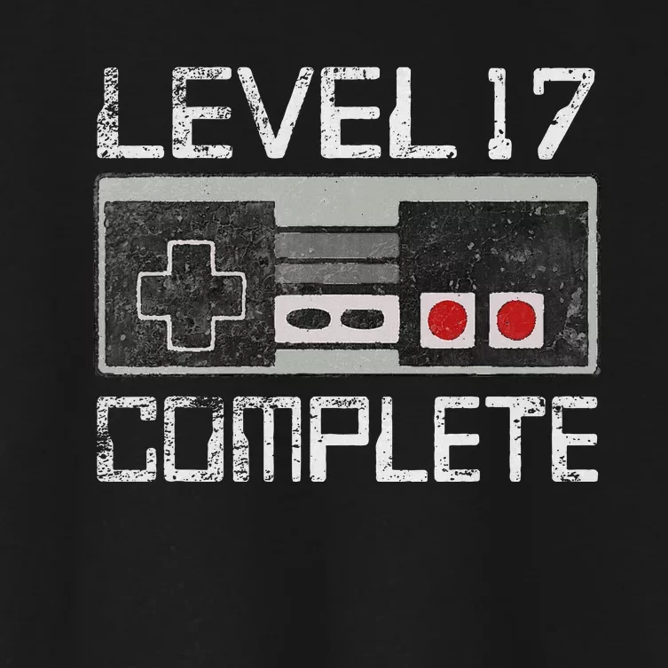 Level 17 Complete 17 Year 17th Wedding Anniversary Women's Crop Top Tee