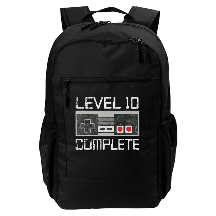 Level 10 Complete 10 Year 10th Wedding Anniversary For Him Daily Commute Backpack