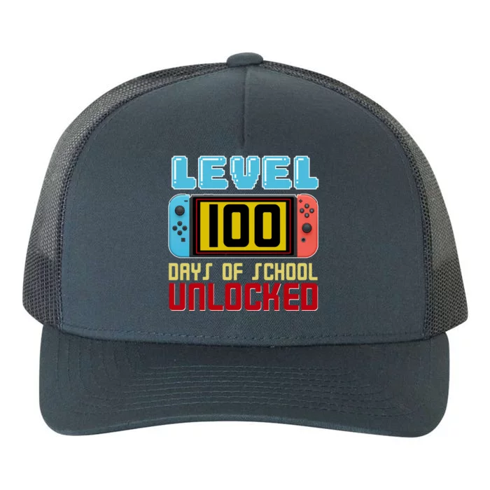 Level 100 Day Of School Unlocked Yupoong Adult 5-Panel Trucker Hat