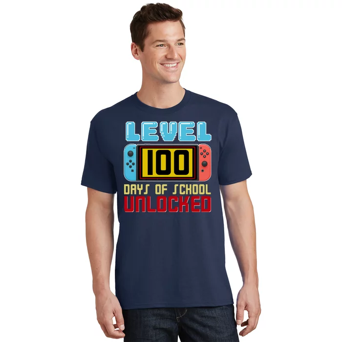 Level 100 Day Of School Unlocked T-Shirt