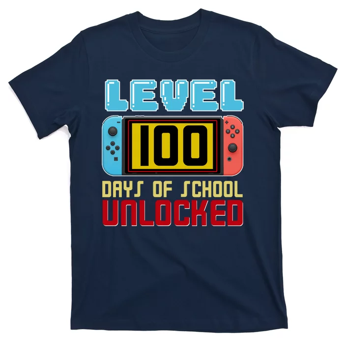 Level 100 Day Of School Unlocked T-Shirt