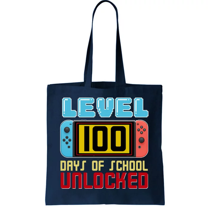 Level 100 Day Of School Unlocked Tote Bag