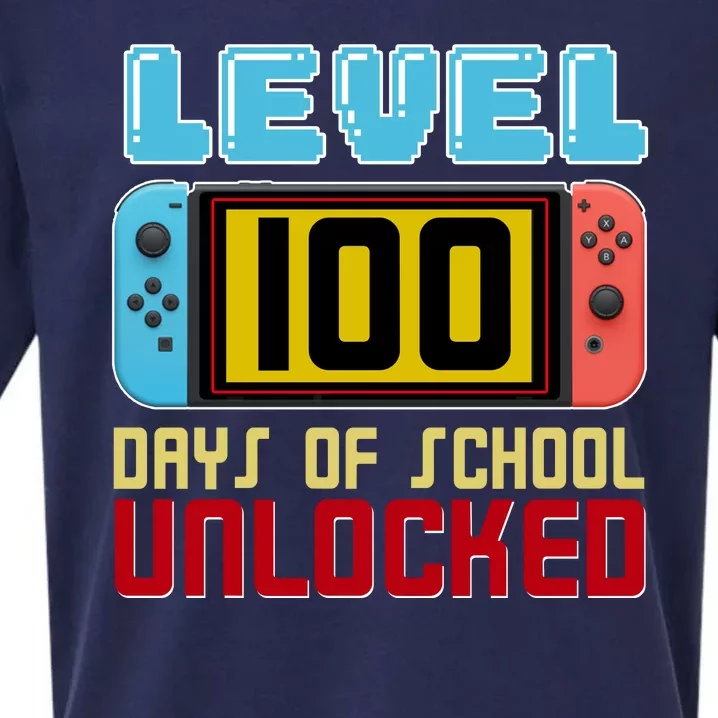 Level 100 Day Of School Unlocked Sueded Cloud Jersey T-Shirt