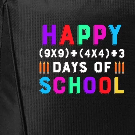 Funny 100 Days of School 100th Math Equation Teacher Kids City Backpack