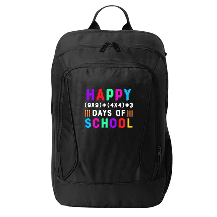 Funny 100 Days of School 100th Math Equation Teacher Kids City Backpack