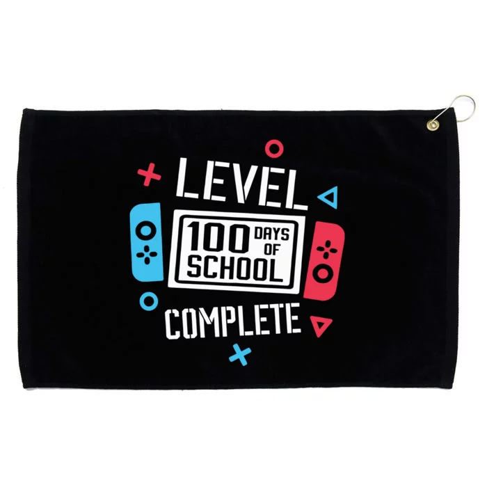 Level 100 Days Of School Grommeted Golf Towel