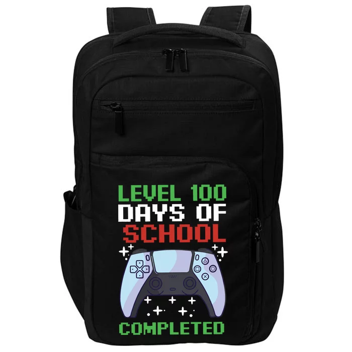 Level 100 Days Of School Completed Impact Tech Backpack