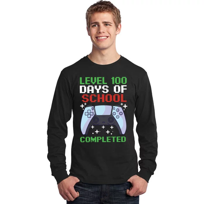 Level 100 Days Of School Completed Tall Long Sleeve T-Shirt