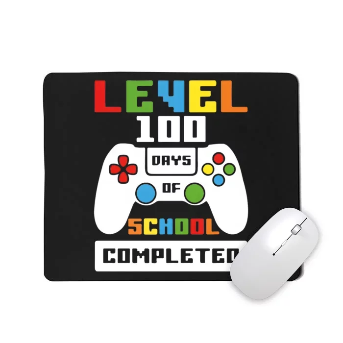 Level 100 Days Of School Completed Game Lover Mousepad